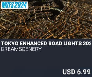 Tokyo Enhanced Road Lights 2024 Edition by Dreamscenery. USD $6.99