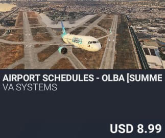 Airport Schedules - OLBA [Summer 2025] by VA SYSTEMS. USD $8.99