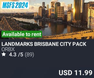 Landmarks Brisbane City Pack by Orbx. USD $11.99