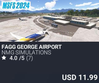 FAGG George Airport by NMG Simulations. USD $11.99