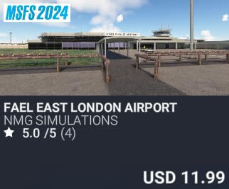 FAEL East London Airport by NMG Simulations. USD $11.99