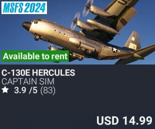C-130E Hercules by Captain Sim. USD $14.99