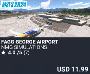 FAGG George Airport by NMG Simulations. USD $11.99