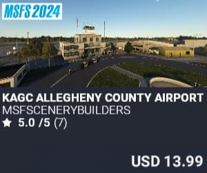 KAGC Allegheny County Airport by msfscenerybuilders. USD $13.99