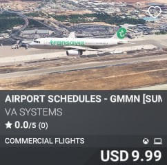 Airport Schedules - GMMN [Summer 2025] by VA SYSTEMS. USD $9.99