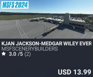 KJAN Jackson-Medgar Wiley Evers Airport by msfscenerybuilders. USD $13.99