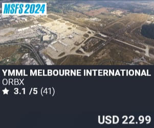 YMML Melbourne International Airport by Orbx. USD $22.99