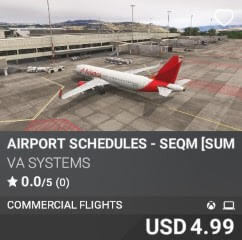 Airport Schedules - SEQM [Summer 2025] by VA SYSTEMS. USD $4.99