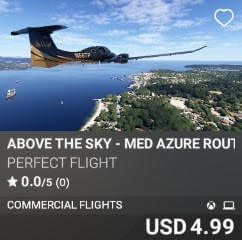 Above The Sky - Med Azure Route by Perfect Flight. USD $4.99