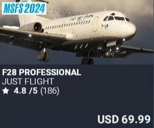 F28 Professional by Just Flight. USD $69.99