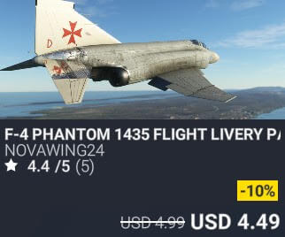 F-4 Phantom 1435 Flight Livery Pack by Novawing24. USD $4.99 (on sale for 4.49)
