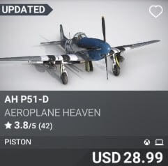 AH P51-D by Aeroplane Heaven. USD $28.99
