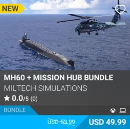 MH60 + Mission Hub Bundle by Miltech Simulations. USD $49.99