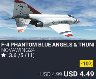 F-4 Phantom Blue Angels & Thunderbirds Livery Pack by Novawing24. USD $4.99 (on sale for 4.49)