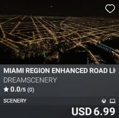 Miami Region Enhanced Road Lights by Dreamscenery. USD $6.99
