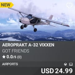 Aeroprakt A-32 Vixxen by Got Friends. USD $24.99