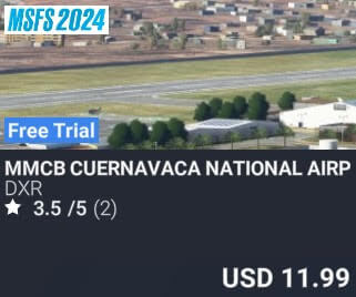 MMCB Cuernavaca National Airport by DXR. USD $11.99