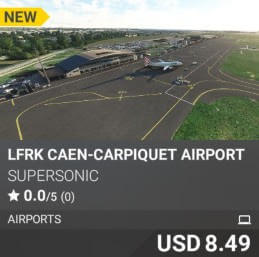 LFRK Caen-Carpiquet Airport by supersonic. USD $8.49