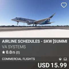 Airline Schedules - SKW [Summer 2025] by VA SYSTEMS. USD $15.99