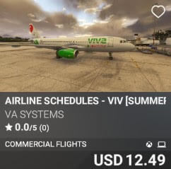 Airline Schedules - VIV [Summer 2025] by VA SYSTEMS. USD $12.49