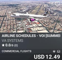 Airline Schedules - VOI [Summer 2025] by VA SYSTEMS. USD $12.49