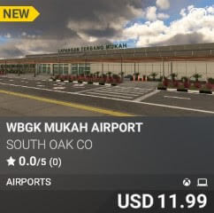 WBGK Mukah Airport by South Oak Co. USD $11.99