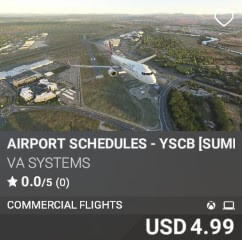 Airport Schedules - YSCB [Summer 2025] by VA SYSTEMS. USD $4.99