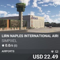 LIRN Naples International Airport by simpixel. USD $22.49