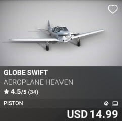 Globe Swift by Aeroplane Heaven. USD $14.99