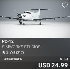 PC-12 by SimWorks Studios. USD $24.99