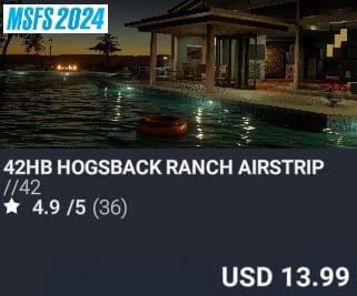42HB Hogsback Ranch Airstrip by //42. USD $13.99