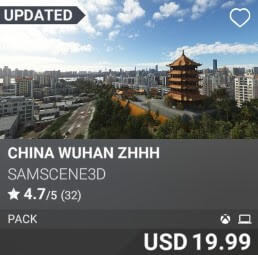 China Wuhan ZHHH by SamScene3D. USD $19.99