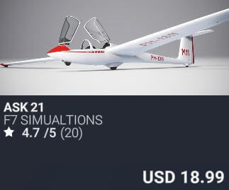 ASK 21 by f7 Simualtions. USD $18.99