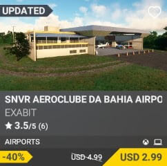 SNVR Aeroclube da Bahia Airport by Exabit. USD $4.99 (on sale for 2.99)