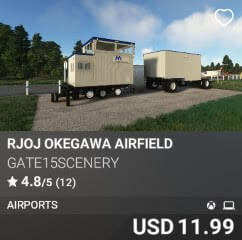 RJOJ Okegawa Airfield by GATE15Scenery. USD $11.99