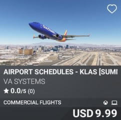 Airport Schedules - KLAS [Summer 2025] by VA SYSTEMS. USD $9.99