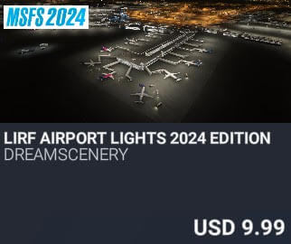 LIRF Airport Lights 2024 Edition by Dreamscenery. USD $9.99