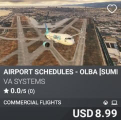 Airport Schedules - OLBA [Summer 2025] by VA SYSTEMS. USD $8.99