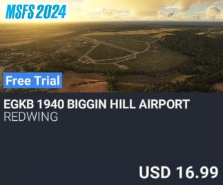 EGKB 1940 BIGGIN HILL AIRPORT by REDWING. USD $16.99