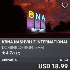 KBNA Nashville International Airport by dominicdesignteam. USD $18.99