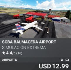 SCBA Balmaceda Airport by Simulación Extrema. USD $12.99
