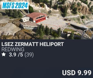 LSEZ Zermatt Heliport by REDWING. USD $9.99