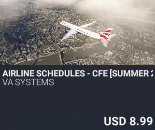 Airline Schedules - CFE [Summer 2025] by VA SYSTEMS. USD $8.99