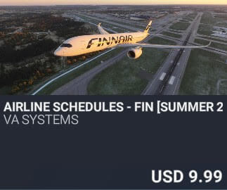 Airline Schedules - FIN [Summer 2025] by VA SYSTEMS. USD $9.99