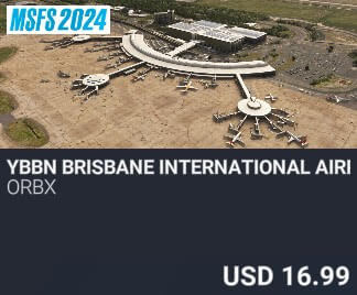 YBBN Brisbane International Airport v2 by Orbx. USD $16.99