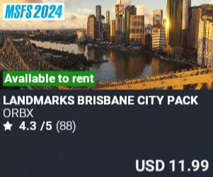 Landmarks Brisbane City Pack by Orbx. USD $11.99