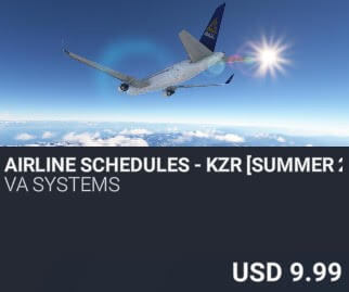 Airline Schedules - KZR [Summer 2025] by VA SYSTEMS. USD $9.99