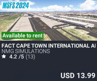 FACT Cape Town International Airport by NMG Simulations. USD $13.99