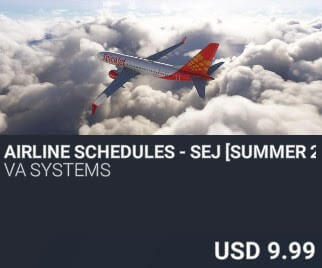Airline Schedules - SEJ [Summer 2025] by VA SYSTEMS. USD $9.99