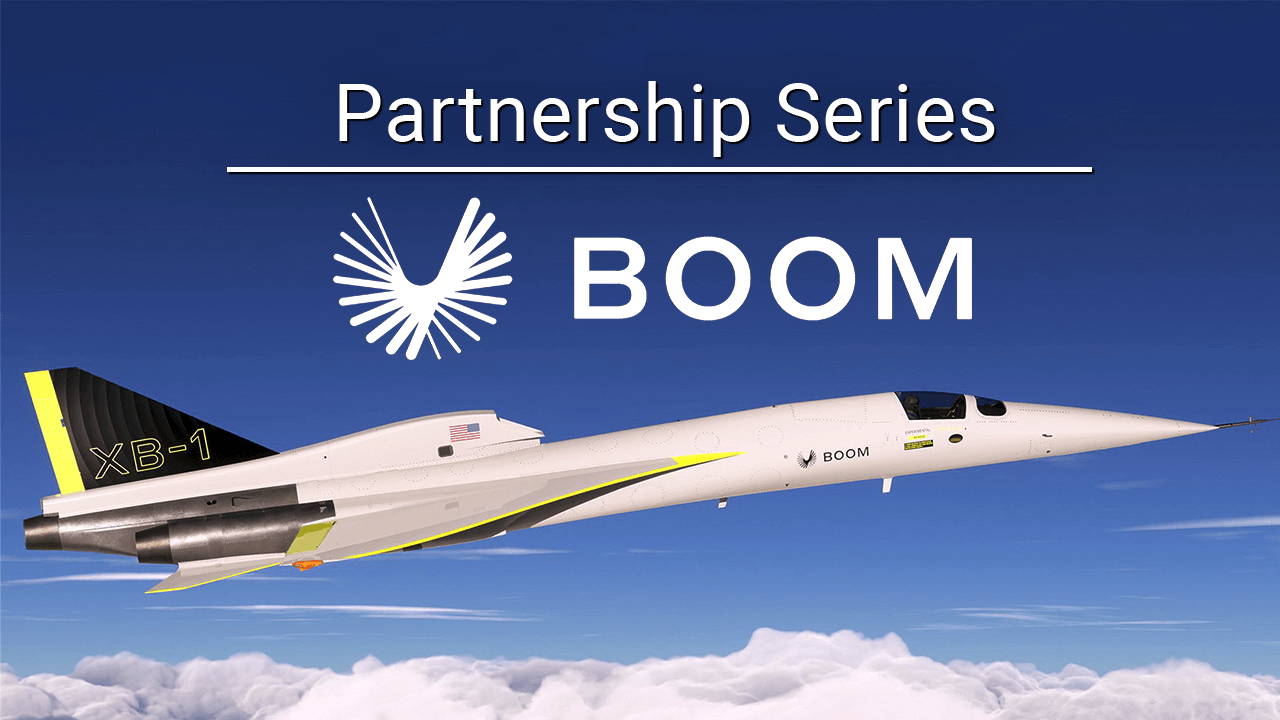 Microsoft Flight Simulator Partnership Series: Boom Supersonic Video Still